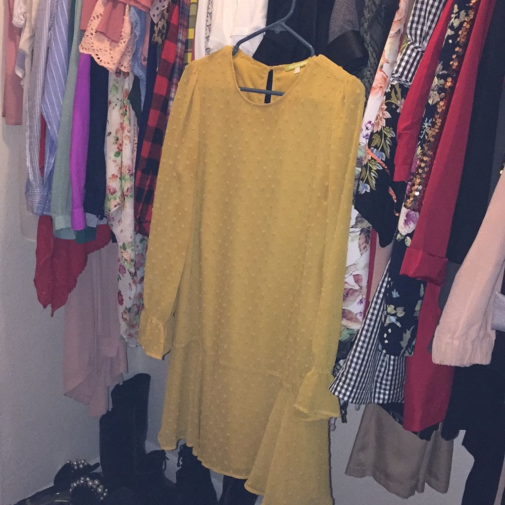 Gianni Bini Mustard Dress